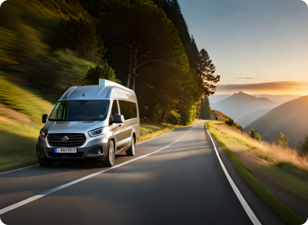 car-caravan-road